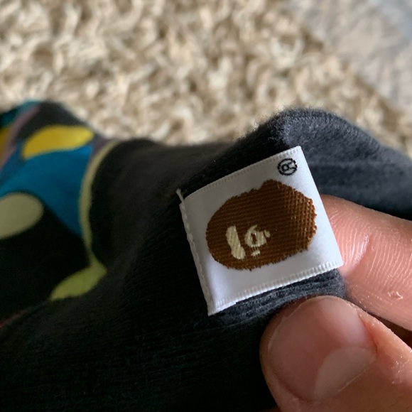 Bape multi-color half shark hoodie - Picture 6 of 8